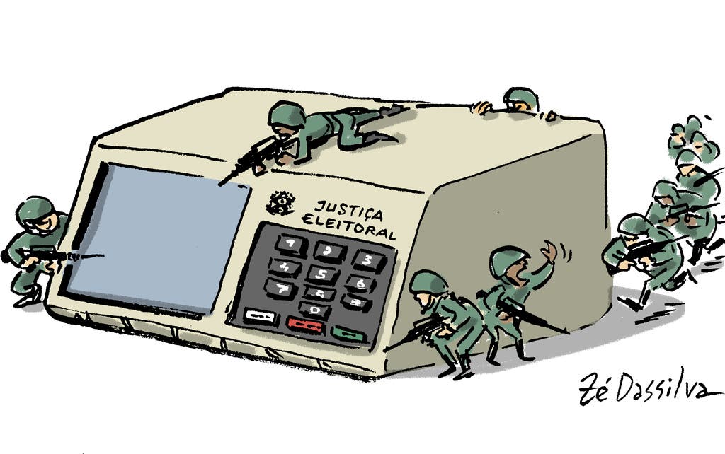 Charge do Zé Dassilva: O exército e as urnas | NSC Total