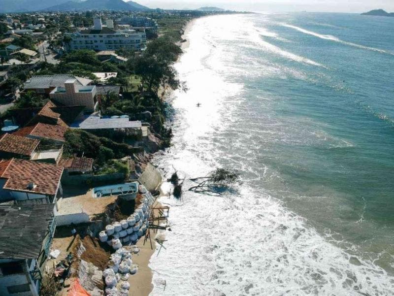 Erosão marinha muda paisagem e rotina no Sul da Ilha NSC Total Erosão marinha muda paisagem e rotina no Sul da Ilha NSC Total