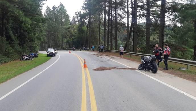 Colisão aconteceu no km 57 da BR-282ingo, no Fim de semana termina com cinco mortes nas rodovias de SC