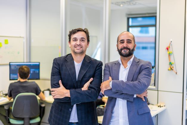 Os cofundadores da Aquarela Analytics Joni Hoppen e Marcos Santos Os cofundadores da Aquarela Analytics Joni Hoppen e Marcos Santos