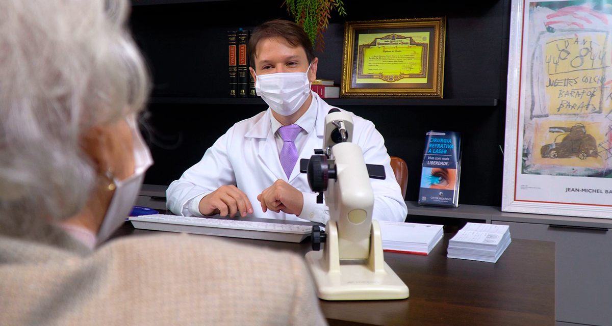 Doutor Zago Filho especializou-se em atendimento oftalmológico.