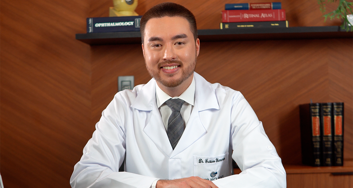 Doutor Gustavo Yamamoto, professor de oftalmologia.