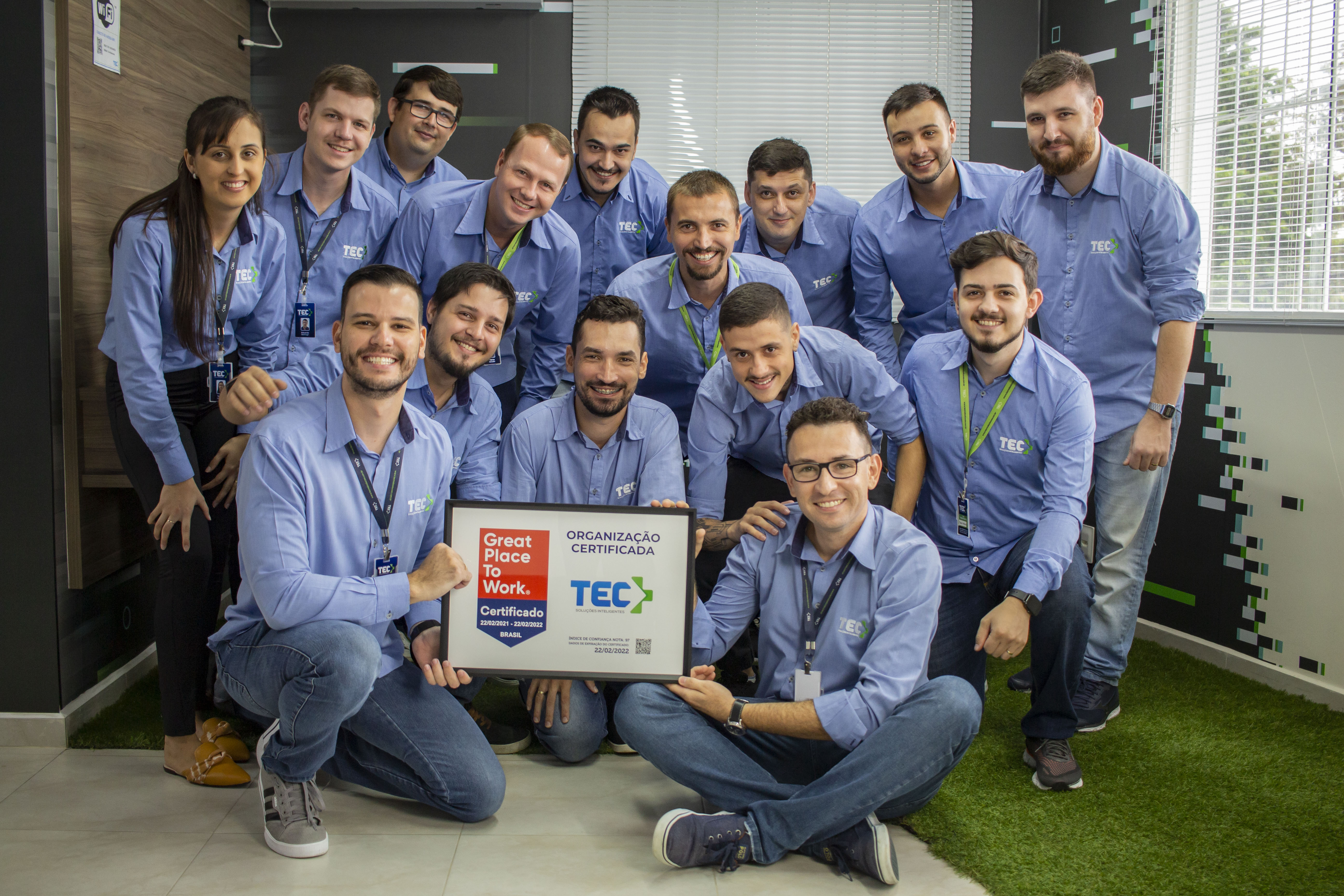 A Tec+ conquistou o selo GPTW, que certifica a empresa como um ótimo lugar para se trabalhar. Conquista GPTW