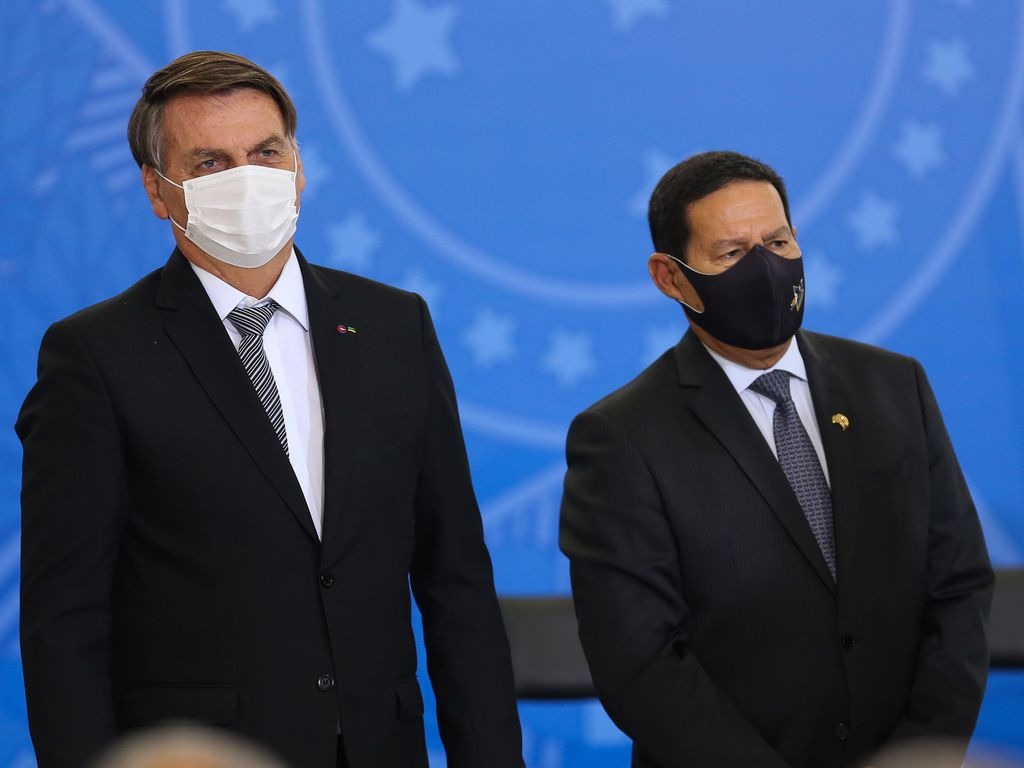 Jair Bolsonaro e Hamilton Mourão Jair Bolsonaro e Hamilton Mourão