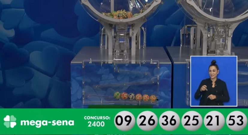Concurso 2.400 da Mega-Sena teve sorteio neste sábado Concurso 2.400 da Mega-Sena teve sorteio neste sábado