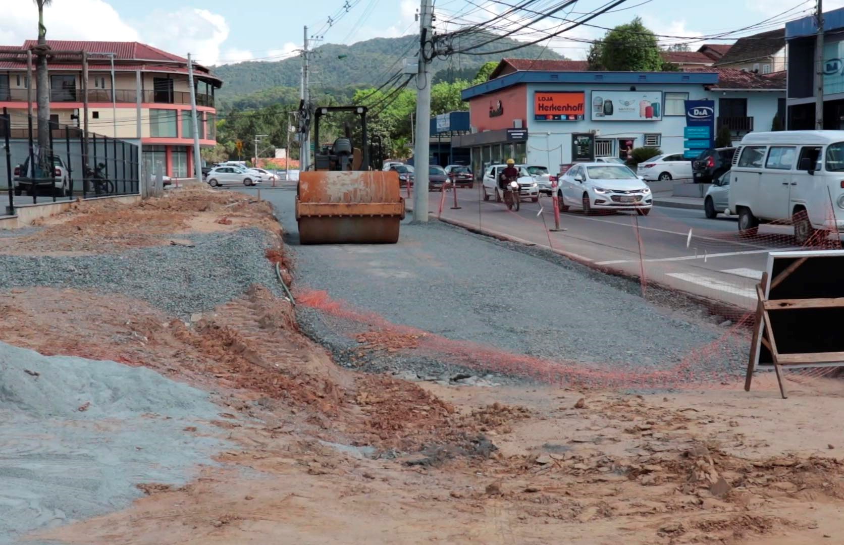 Obras na General Osório acontece simultaneamente em vários trechos; conclusão está prevista para o ano que vem Obras na General Osório acontece simultaneamente em vários trechos; conclusão está prevista para o ano que vem