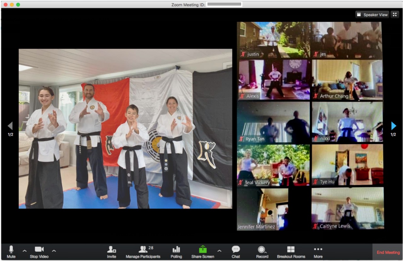 Liga Internacional de Pa-Kua produz máscaras para doar a comunidades carentes