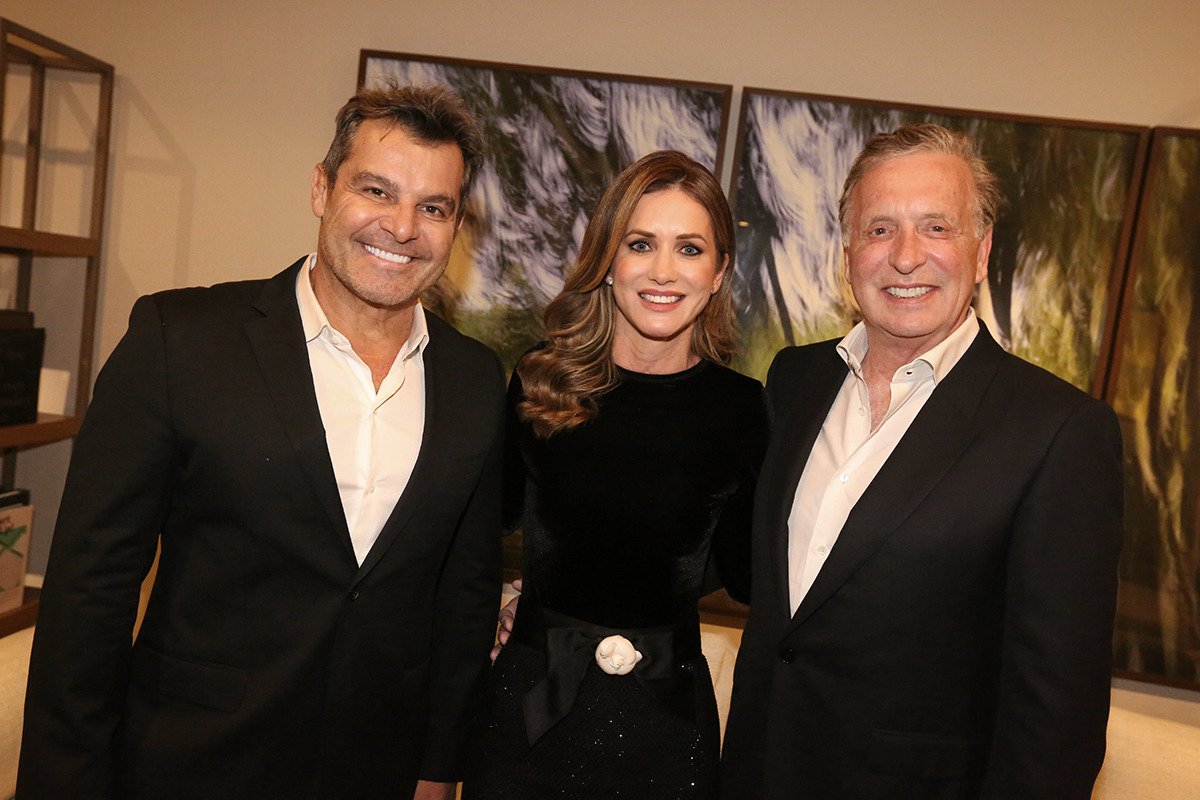 Paulo Bacchi, Roberta Zimmermann e Osvaldo Scheer, o Alemão