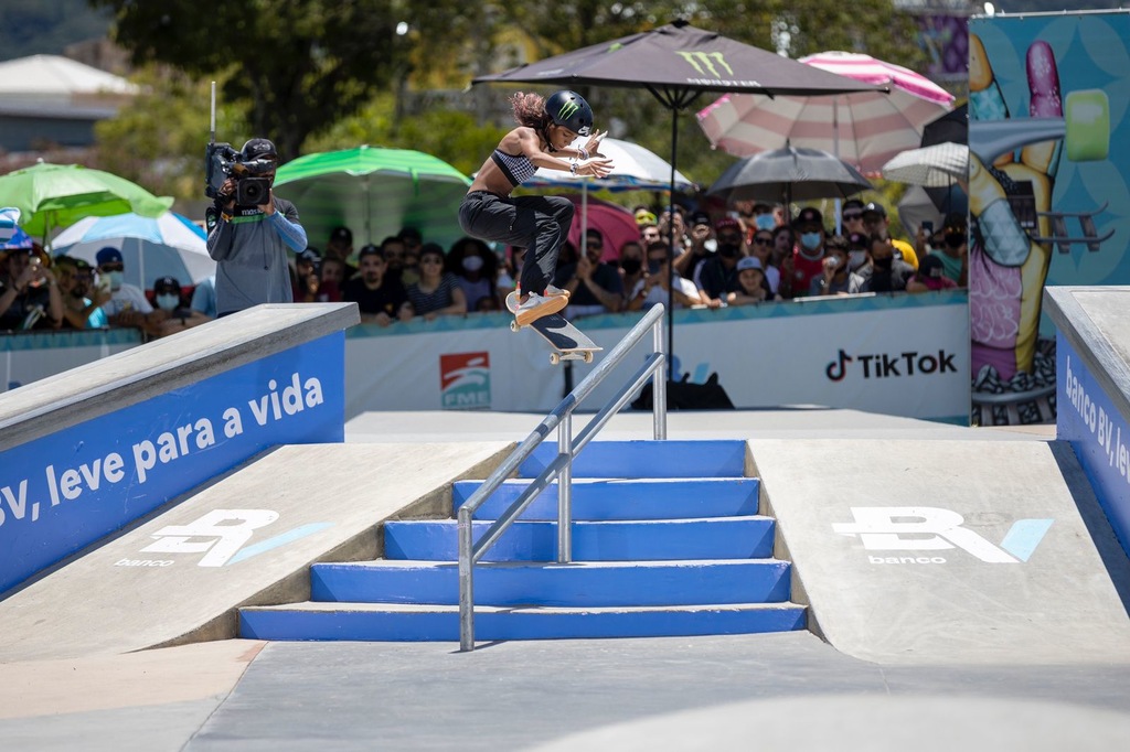 A campeã Rayssa  A campeã Rayssa