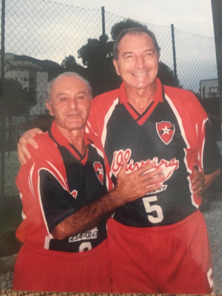 Meia Sombra e o zagueiro Zilton Meia Sombra e o zagueiro Zilton