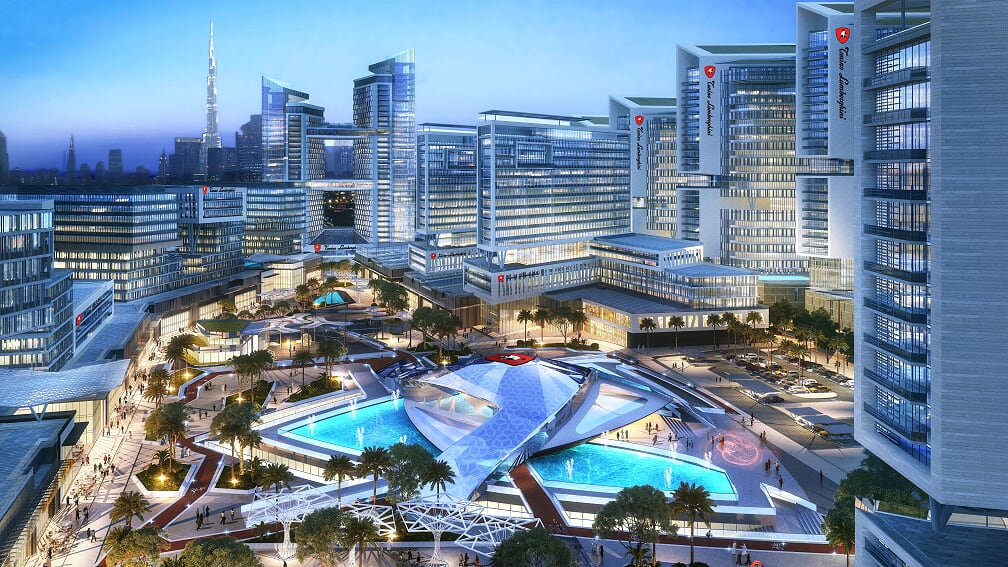 Obra de Tonino Lamborghini em Dubai Obra de Tonino Lamborghini em Dubai