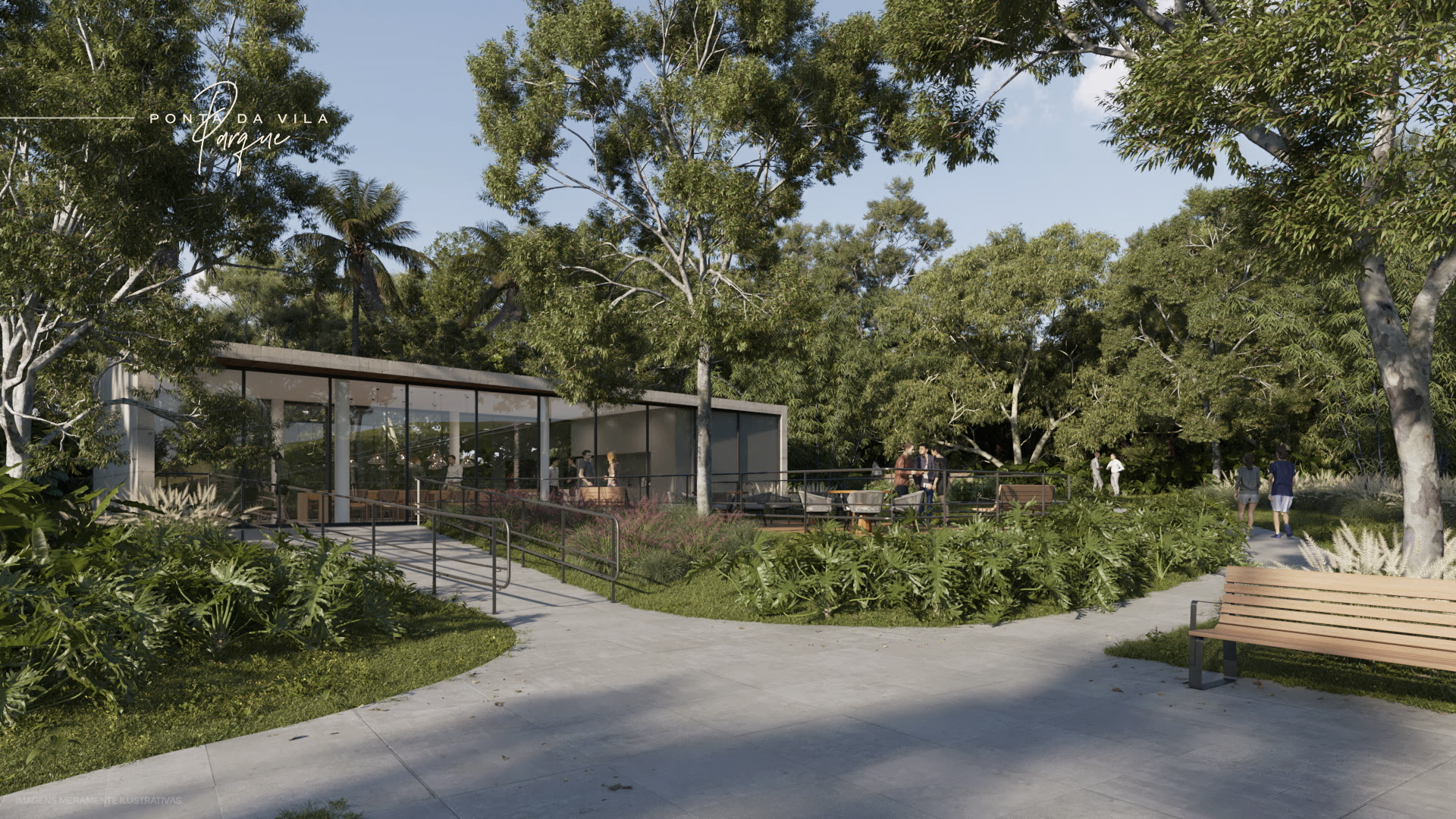Projeto prevê áreas de lazer ao ar livre