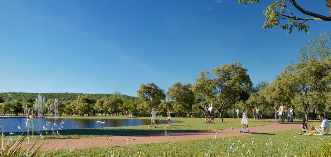 Outra imagem do futuro parque Ecologia