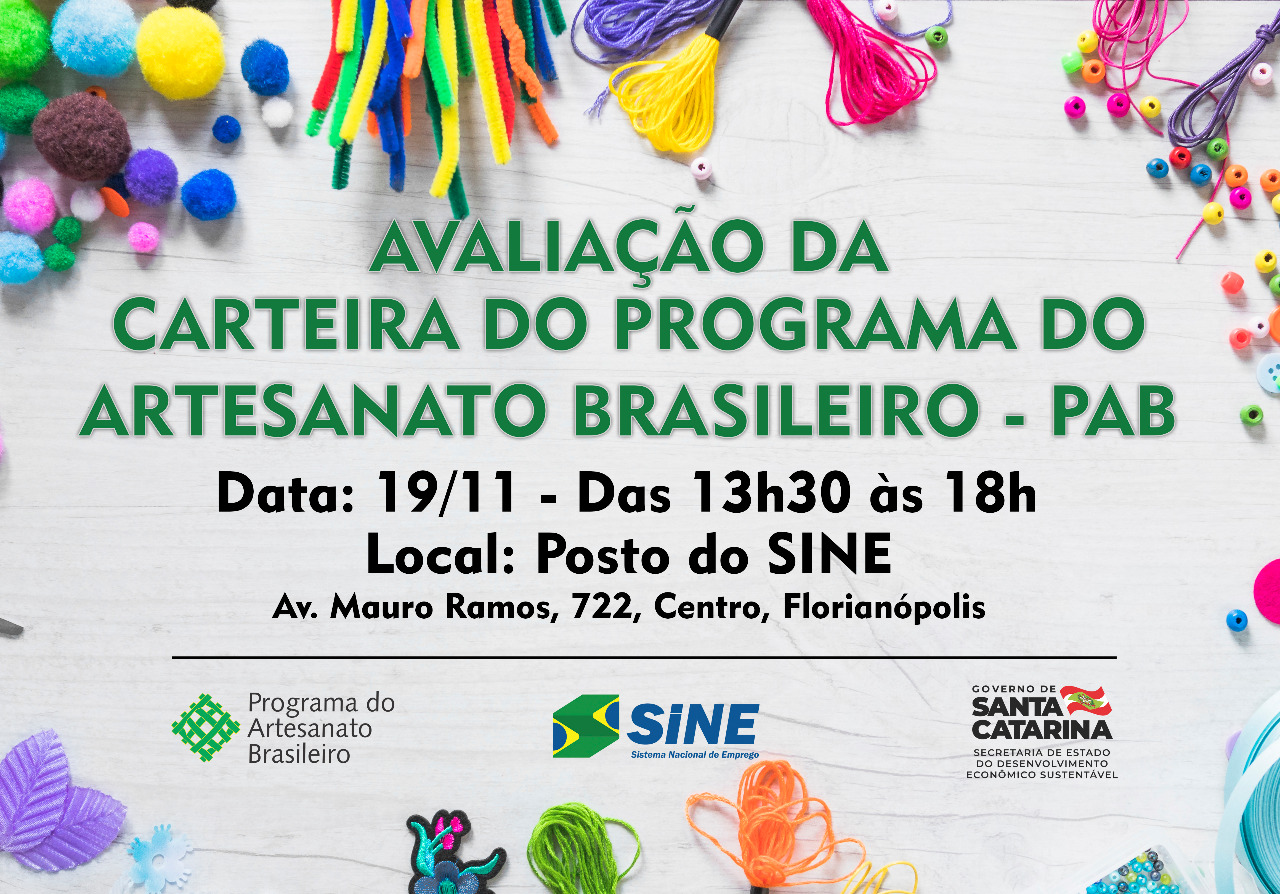 Entre os benefícios da carteira de identificação, está a possibilidade de exibir o trabalho em feiras. Artesanato
