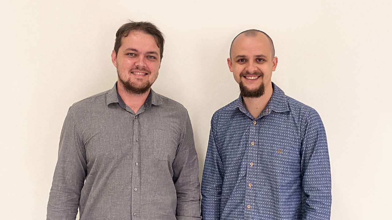 Adriano Schalinski e João André Ozório, cofundadores da startup Adriano Schalinski e João André Ozório, cofundadores da startup