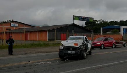 Acidente na Rua Pedro Zimmermann Acidente na Rua Pedro Zimmermann