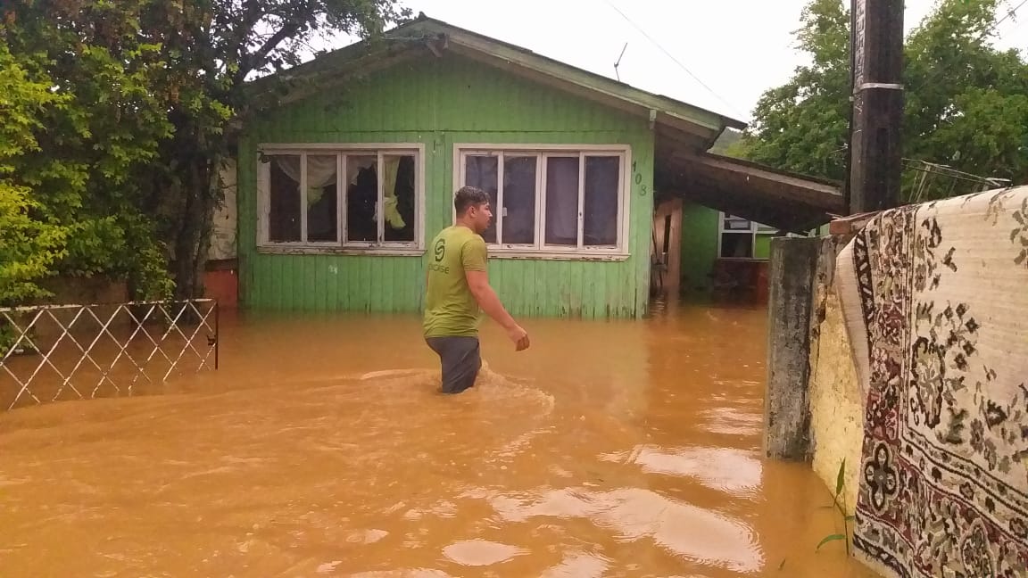 Praia Brava alagada Praia Brava alagada
