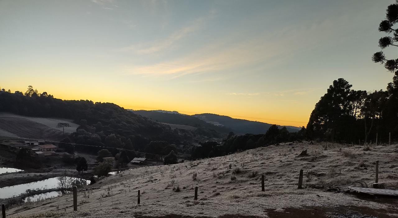 Amanhecer desta terça-feira (20) em Caçador Amanhecer desta terça-feira (20) em Caçador