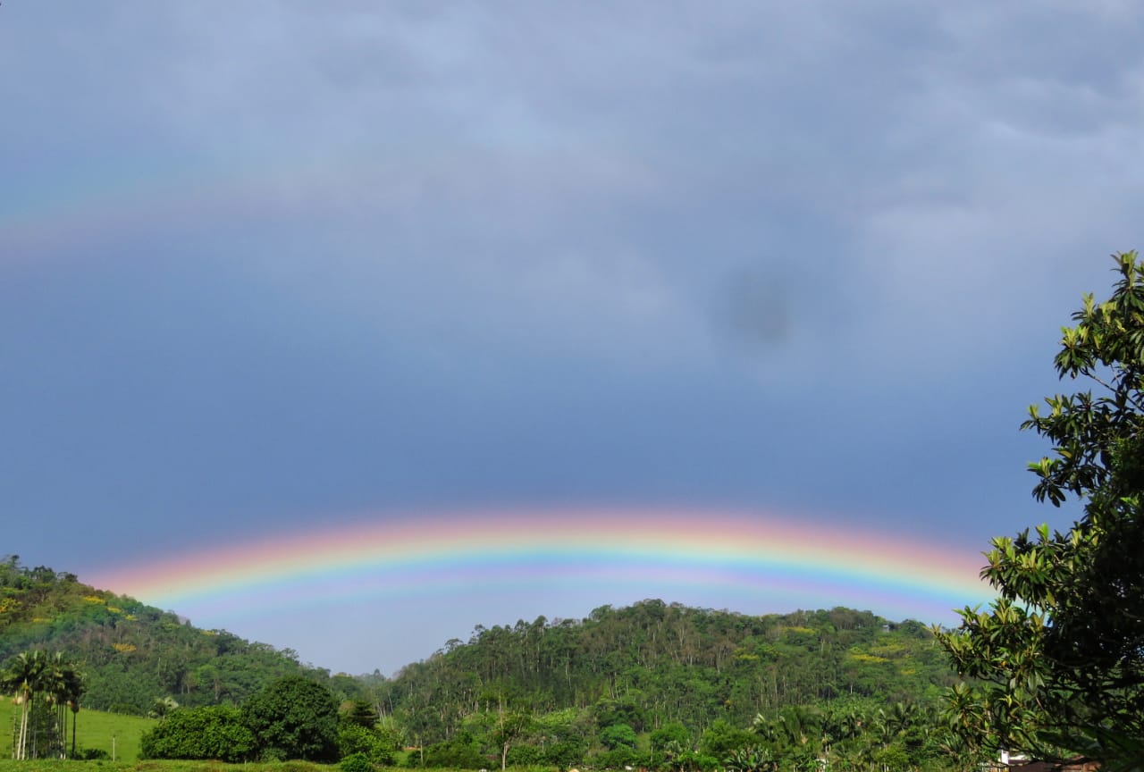 Depois da chuva, uma beleza no céu de Indaial Depois da chuva, uma beleza no céu de Indaial