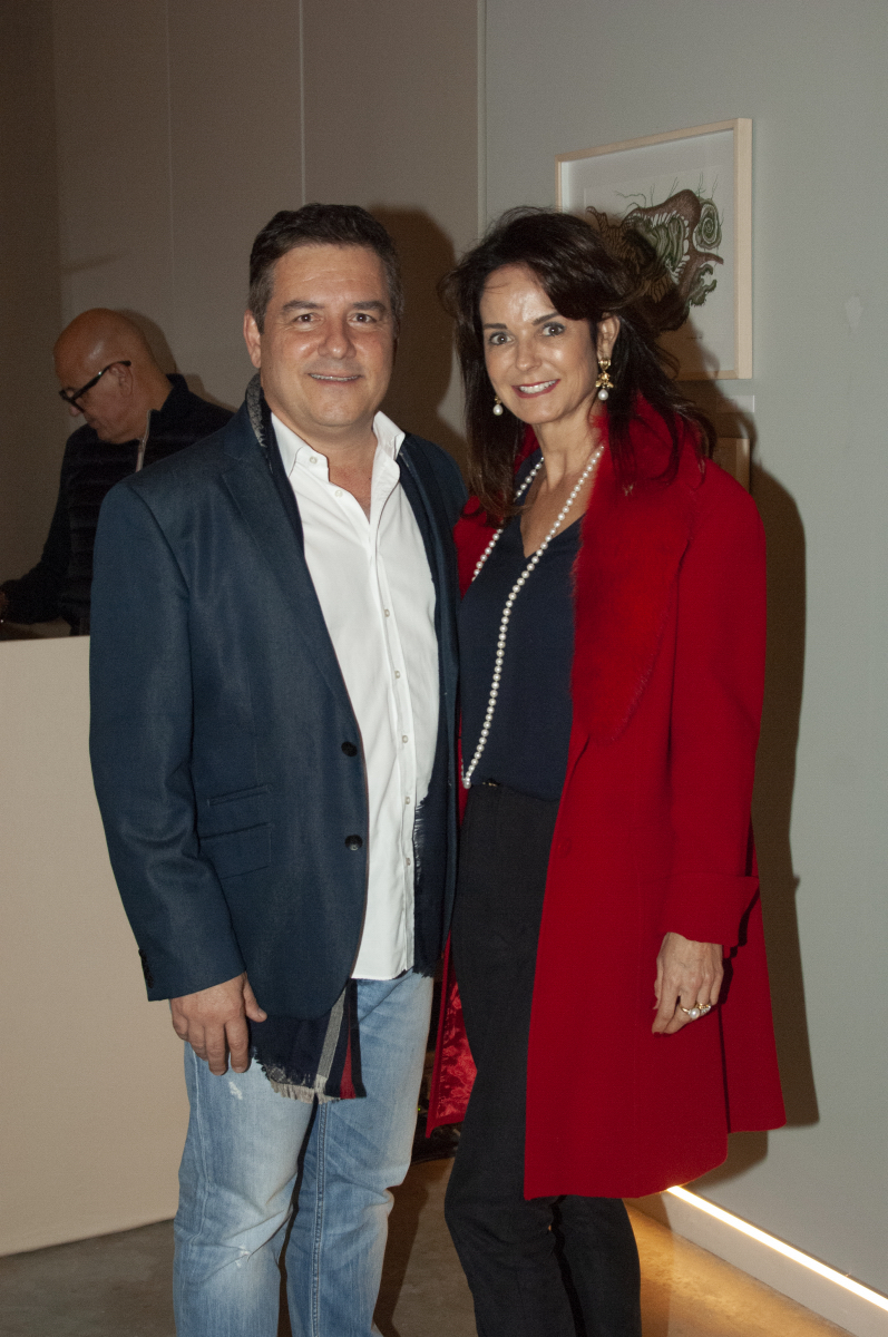 Marcelo Dias e Rita Cruz Lima, dois queridos, socialmente na Ilha.