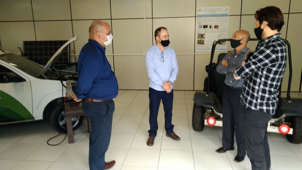 Representantes de startup paranaense estiveram em Criciúma Representantes de startup paranaense estiveram em Criciúma