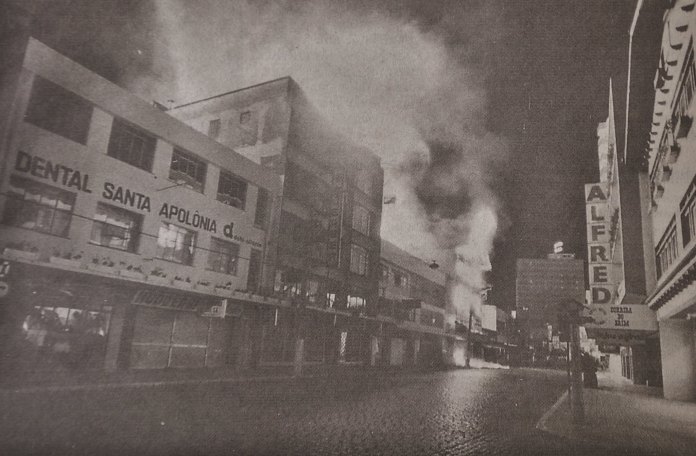 Queima de munições assustou moradores do Centro, em 1986