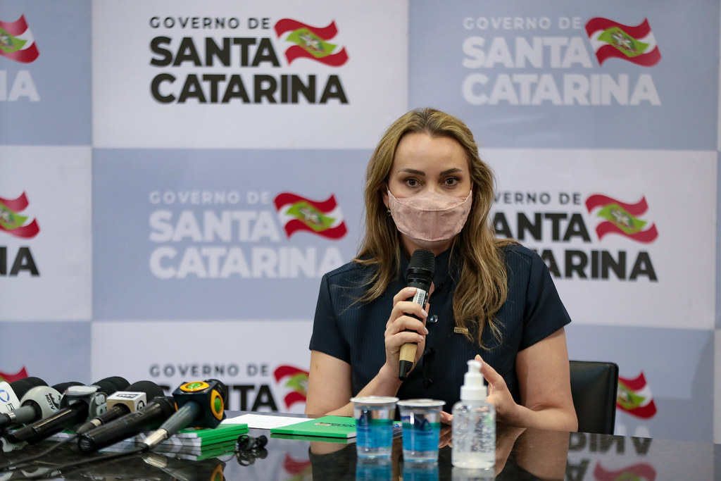 Daniela Reinehr, governadora em exercício de Santa Cartarina Daniela Reinehr, governadora em exercício de Santa Cartarina