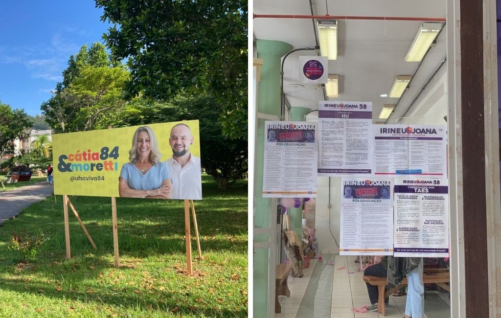 Duas chapas concorrem eleição para a reitoria Duas chapas concorrem eleição para a reitoria