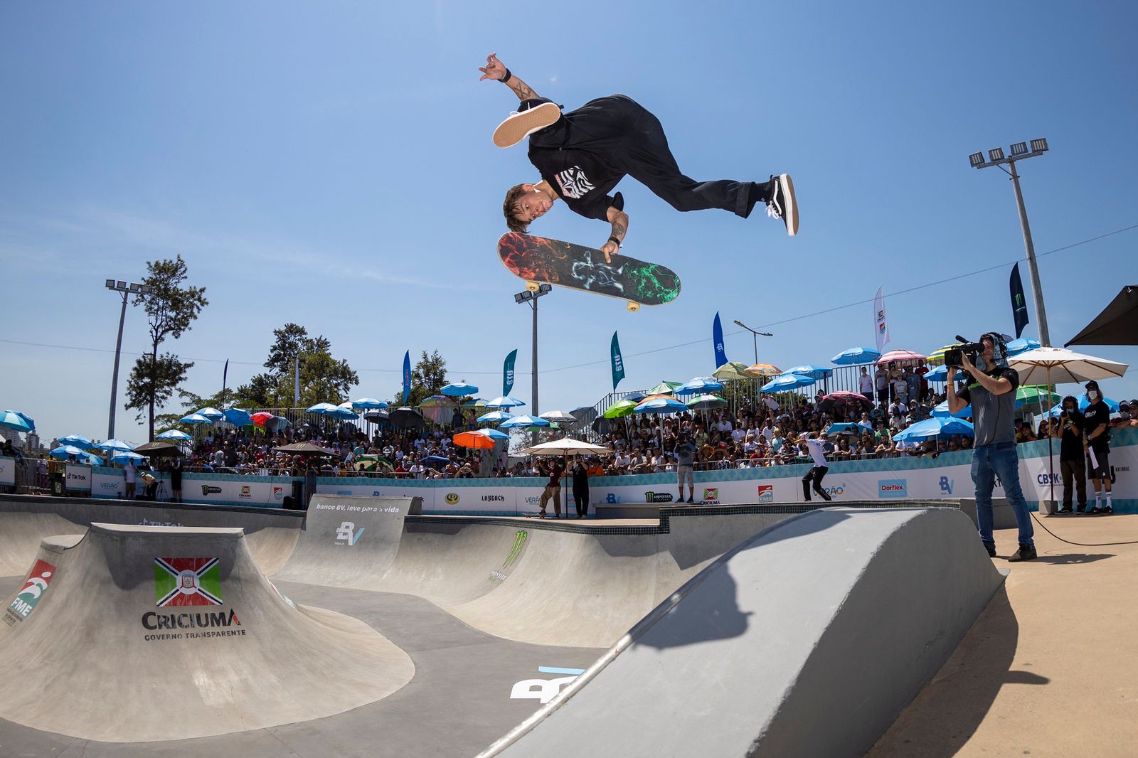 O campeão Luizinho Francisco fez bonito em Criciúma