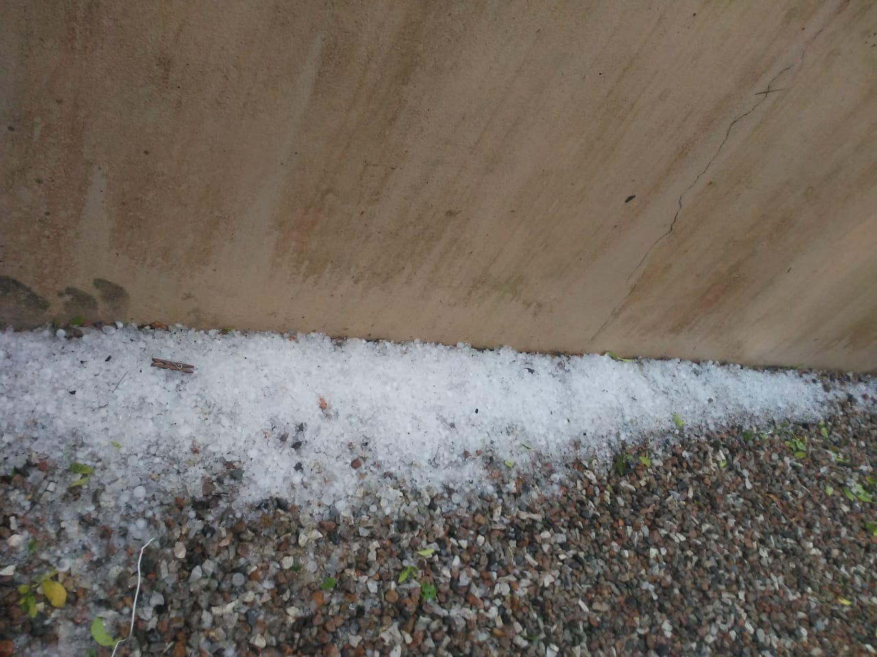 Granizo atingiu outros municípios do Litoral Norte do Estado