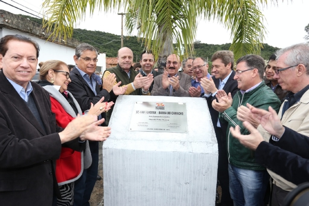 Inauguração de um dos trechos da SC-100 Inauguração de um dos trechos da SC-100