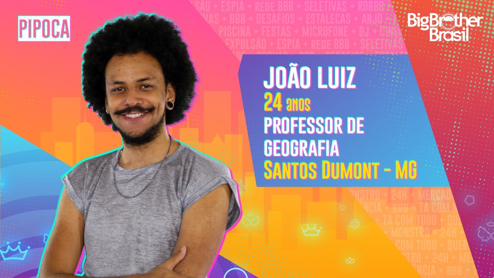 Participante é professor de geografia João Luiz BBB 21