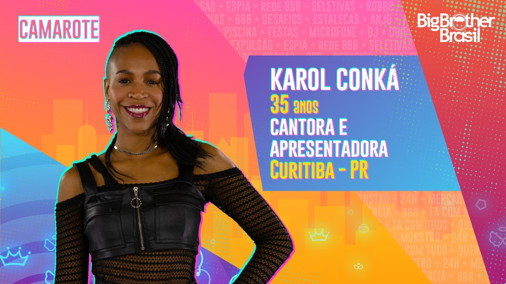 Karol é cantora e apresentadora Karol Conká