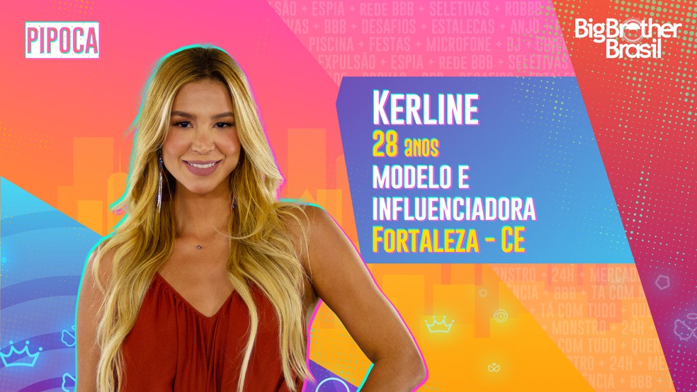 No vídeo de apresentação, Kerline se mostrou ser bem animada Kerline BBB 21