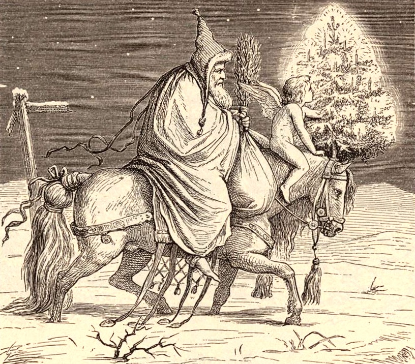 Knecht Ruprecht, ajudante do Papai Noel. Knecht Ruprecht, ajudante do Papai Noel.
