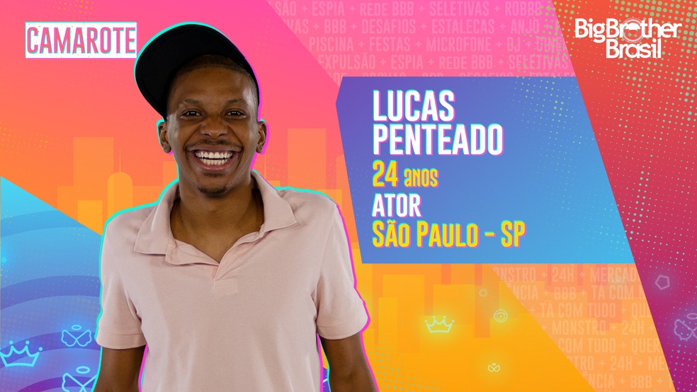 O ator Lucas é mais um confirmado na casa do BBB 21 Lucas Penteado BBB 21
