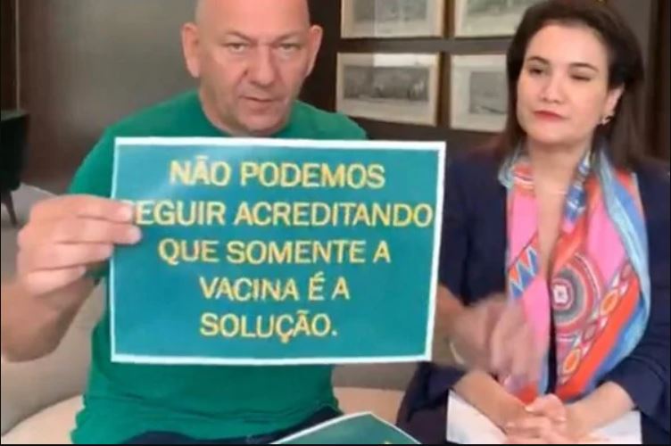 Luciano Hang falou em live sobre o sistema TrateCov Luciano Hang falou em live sobre o sistema TrateCov
