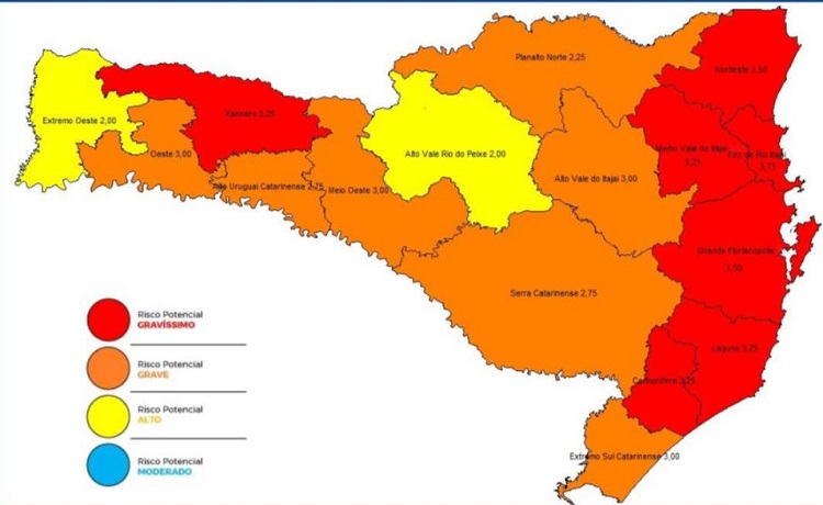 Mapa de risco Mapa de risco
