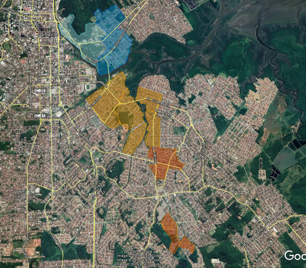 Mapa da ampliação da rede Mapa da ampliação da rede
