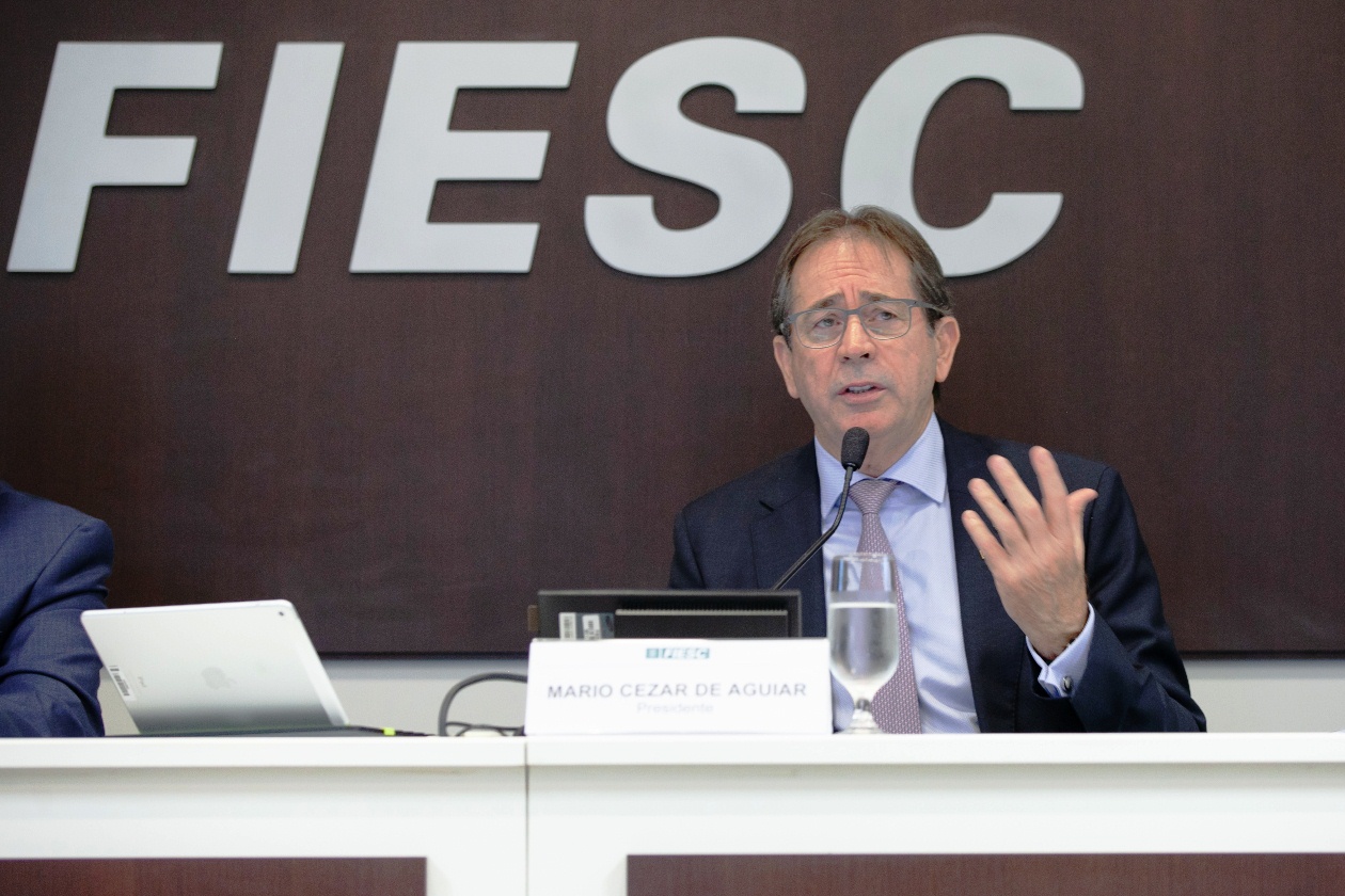 Mario Cezar Aguir, presidente da Fiesc mario-aguiar