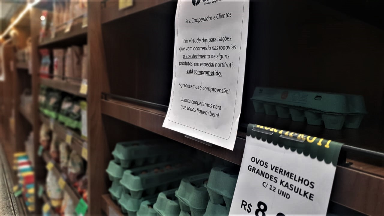 Medida é necessária porque já não há mais muita mercadoria em estoque