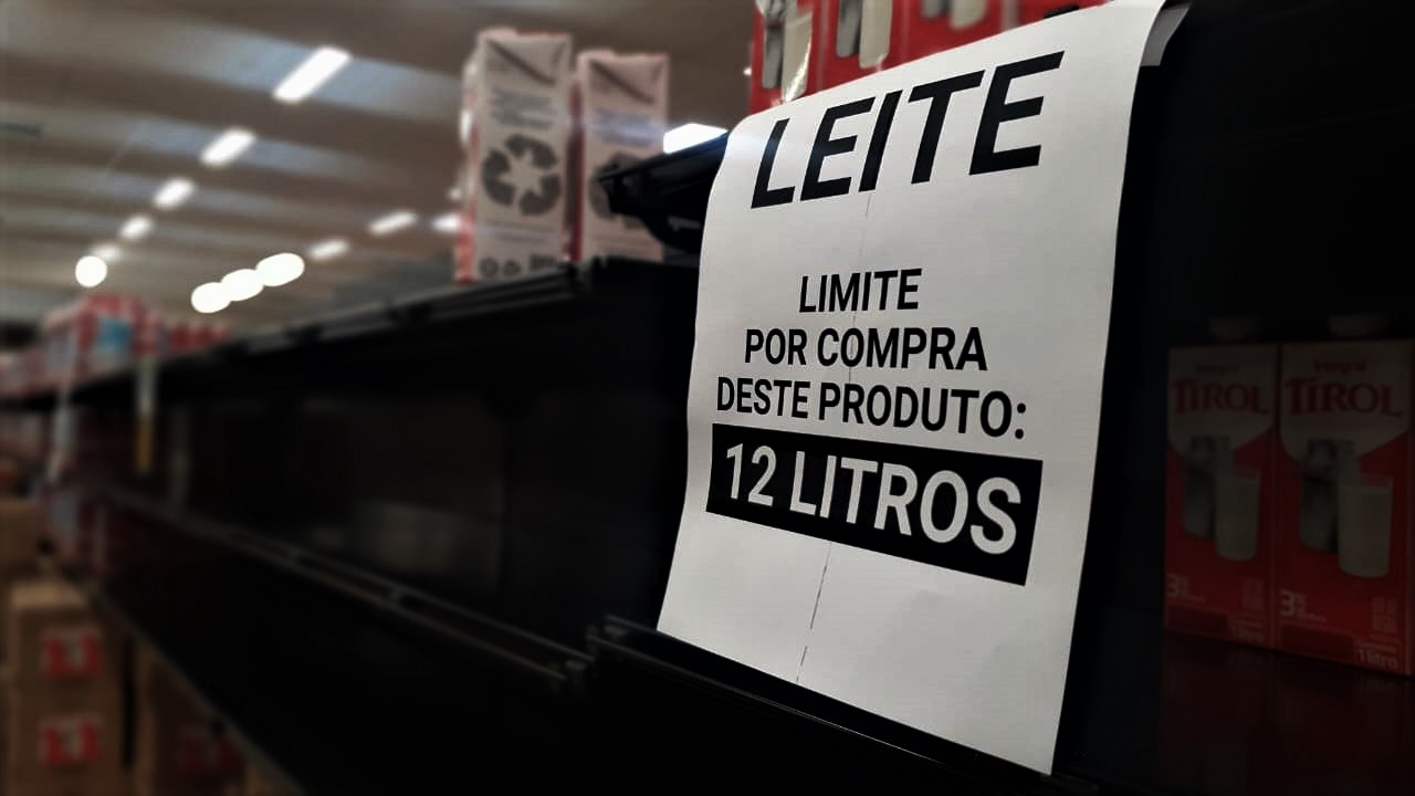 Mercado limita quantidade de produtos por cliente