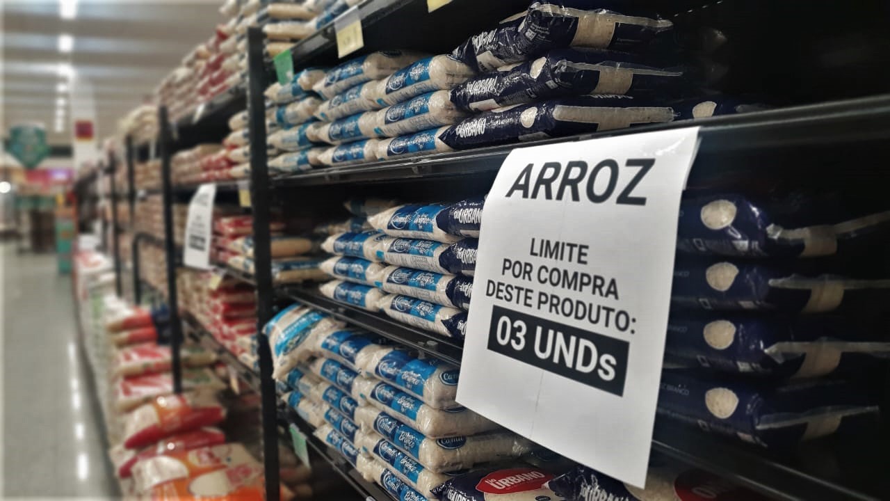 O reflexo é principalmente nos itens considerados essenciais, como arroz e leite