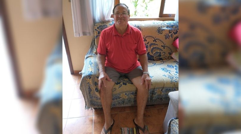 Seu Inácio já está em casa em repouso
