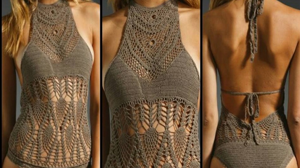 Moda praia em crochê vai estar em alta Moda praia em crochê vai estar em alta