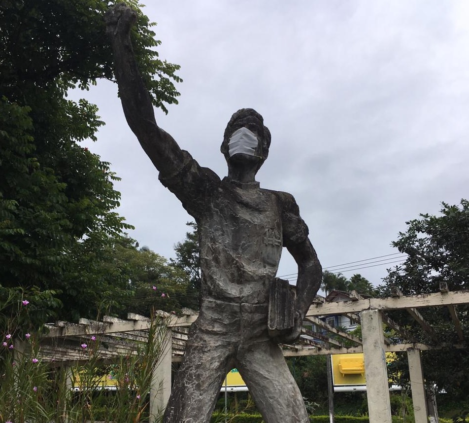 Monumento ao Estudante, na Praça do Monumento ao Estudante
