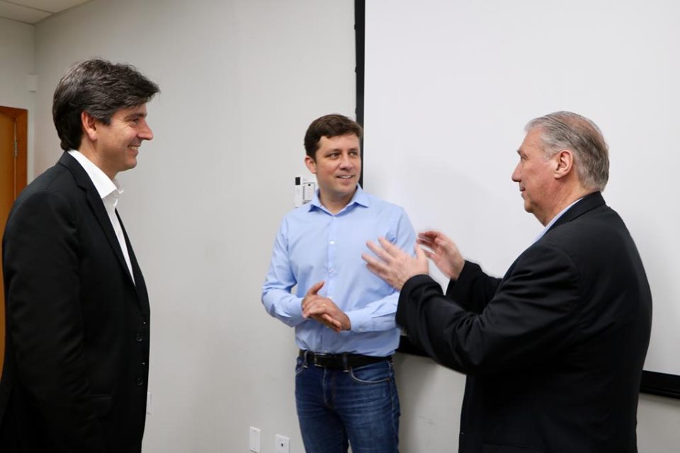 Prefeito Fabrício Oliveira recebe representantes da Le Cordon Bleu Foto: Divulgação