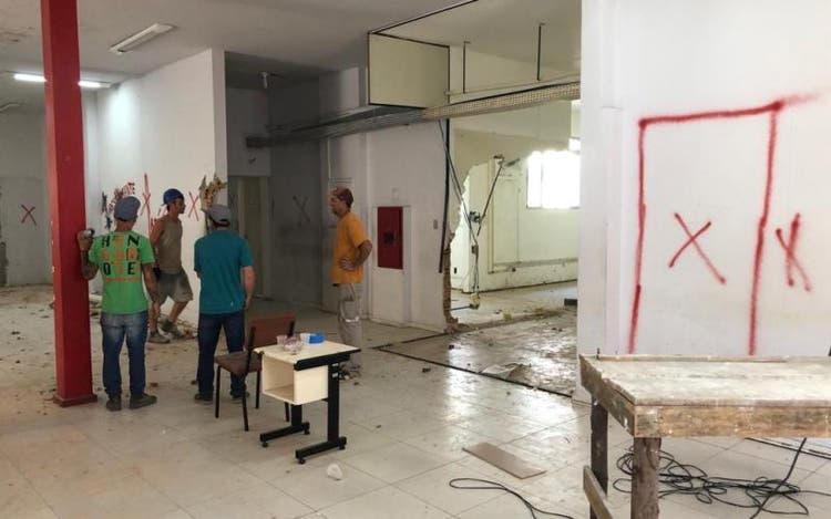 Prédio na Mauro Ramos já está em obras para receber o restaurante popular Prédio na Mauro Ramos já está em obras para receber o restaurante popular