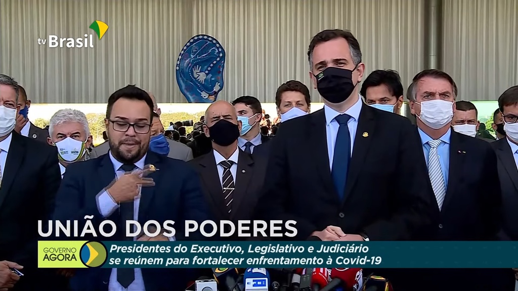 Executivo, Legislativo e Judiciário se reuniram para tratar sobre a pandemia