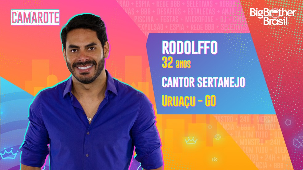 O sertanejo Rodolfo faz dupla com Israel Rodolfo BBB 21